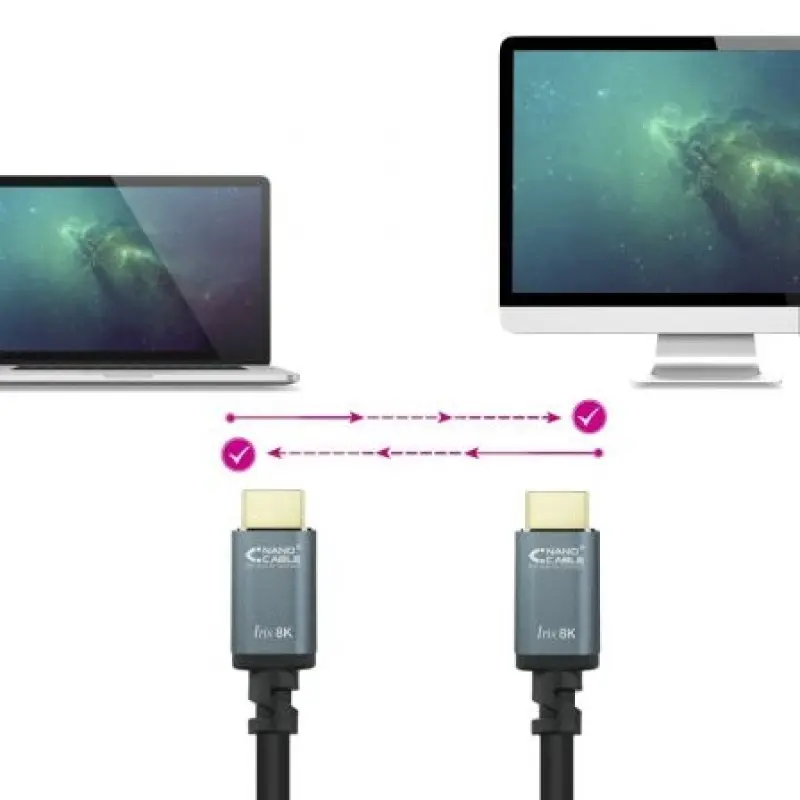 Cable HDMI Nanocable 10.15.8003/ HDMI Macho - HDMI Macho/ 3m/ Negro Cable HDMI Nanocable 10.15.8003/ HDMI Macho - HDMI Macho/ 3m/ Negro