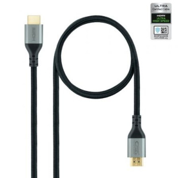 Cable HDMI 2.1 8K Nanocable 10.15.8103/ HDMI Macho - HDMI Macho/ 3m/ Certificado/ Negro Cable HDMI 2.1 8K Nanocable 10.15.8103/ HDMI Macho - HDMI Macho/ 3m/ Certificado/ Negro