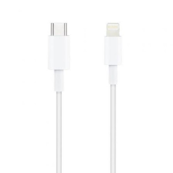 Cable USB 2.0 Tipo-C Lightning Nanocable 10.10.0601/ USB Tipo-C Macho - Lightning Macho/ 1m/ Blanco Cable USB 2.0 Tipo-C Lightning Nanocable 10.10.0601/ USB Tipo-C Macho - Lightning Macho/ 1m/ Blanco