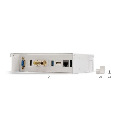Caja de Conexiones Nanocable 10.35.0003/ VGA - HDMI - Jack 3.5 - RCA - USB 3.0 - USB 2.0 - 2x RJ45 Caja de Conexiones Nanocable 10.35.0003/ VGA - HDMI - Jack 3.5 - RCA - USB 3.0 - USB 2.0 - 2x RJ45
