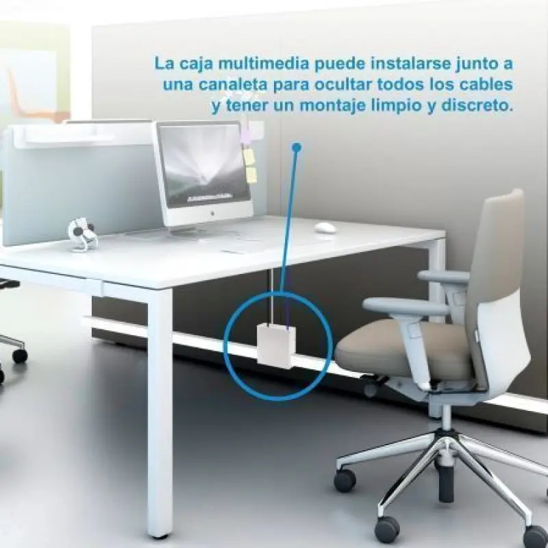 Caja de Conexiones Nanocable 10.35.0003/ VGA - HDMI - Jack 3.5 - RCA - USB 3.0 - USB 2.0 - 2x RJ45 Caja de Conexiones Nanocable 10.35.0003/ VGA - HDMI - Jack 3.5 - RCA - USB 3.0 - USB 2.0 - 2x RJ45