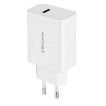Cargador de Pared Nanocable 10.10.2003/ 1xUSB/ 2.1A/ Blanco Cargador de Pared Nanocable 10.10.2003/ 1xUSB/ 2.1A/ Blanco