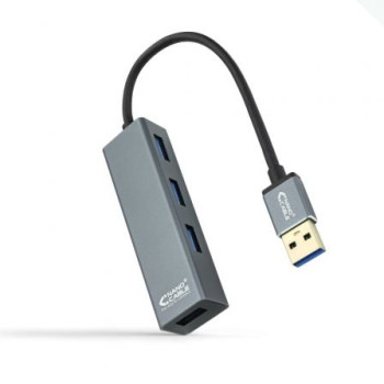 Hub USB 3.0 Nanocable 10.16.4402/ 4xUSB/ Gris Hub USB 3.0 Nanocable 10.16.4402/ 4xUSB/ Gris