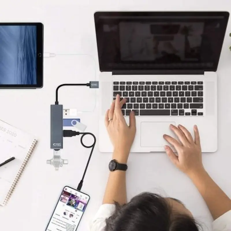 Hub USB 3.0 Nanocable 10.16.4402/ 4xUSB/ Gris Hub USB 3.0 Nanocable 10.16.4402/ 4xUSB/ Gris