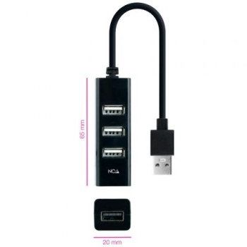 Hub USB 2.0 Nanocable 10.16.4404/ 4xUSB Hub USB 2.0 Nanocable 10.16.4404/ 4xUSB