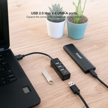 Hub USB 2.0 Nanocable 10.16.4404/ 4xUSB Hub USB 2.0 Nanocable 10.16.4404/ 4xUSB