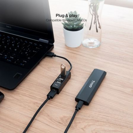 Hub USB 2.0 Nanocable 10.16.4404/ 4xUSB Hub USB 2.0 Nanocable 10.16.4404/ 4xUSB
