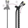 Organizador de Cables en Espiral Nanocable 10.36.0001-BK/ 1m Organizador de Cables en Espiral Nanocable 10.36.0001-BK/ 1m