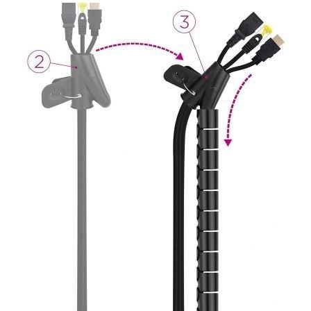 Organizador de Cables en Espiral Nanocable 10.36.0001-BK/ 1m Organizador de Cables en Espiral Nanocable 10.36.0001-BK/ 1m