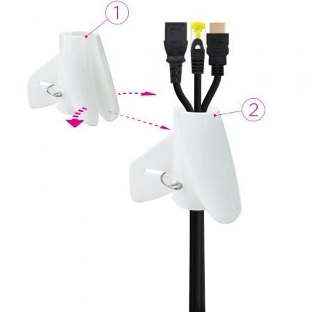 Organizador de Cables en Espiral Nanocable 10.36.0001-W/ 1m Organizador de Cables en Espiral Nanocable 10.36.0001-W/ 1m