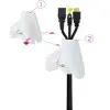 Organizador de Cables en Espiral Nanocable 10.36.0002-W/ 2m Organizador de Cables en Espiral Nanocable 10.36.0002-W/ 2m