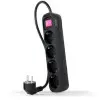 Regleta con Interruptor Nanocable 10.37.0004-BK/ 4 Tomas de Corriente/ Cable 1.4m/ Negro Regleta con Interruptor Nanocable 10.37.0004-BK/ 4 Tomas de Corriente/ Cable 1.4m/ Negro