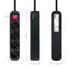 Regleta con Interruptor Nanocable 10.37.0004-BK/ 4 Tomas de Corriente/ Cable 1.4m/ Negro Regleta con Interruptor Nanocable 10.37.0004-BK/ 4 Tomas de Corriente/ Cable 1.4m/ Negro