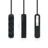 Regleta Nanocable 10.37.0004-NS-BK/ 4 Tomas de Corriente/ Cable 1.4m/ Negra Regleta Nanocable 10.37.0004-NS-BK/ 4 Tomas de Corriente/ Cable 1.4m/ Negra
