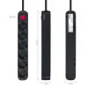 Regleta con Interruptor Nanocable 10.37.0006-BK/ 6 Tomas de Corriente/ Cable 1.4m/ Negro Regleta con Interruptor Nanocable 10.37.0006-BK/ 6 Tomas de Corriente/ Cable 1.4m/ Negro