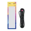 Regleta con Interruptor Nanocable 10.37.0006-BK/ 6 Tomas de Corriente/ Cable 1.4m/ Negro Regleta con Interruptor Nanocable 10.37.0006-BK/ 6 Tomas de Corriente/ Cable 1.4m/ Negro