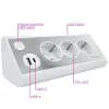 Regleta con Interruptor Nanocable 10.37.0013-W/ 3 Tomas de Corriente/ 1 USB/ 1 USB Tipo-C/ Cable 1.5m/ Blanca Regleta con Interruptor Nanocable 10.37.0013-W/ 3 Tomas de Corriente/ 1 USB/ 1 USB Tipo-C/ Cable 1.5m/ Blanca