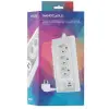 Regleta con Interruptor Nanocable 10.37.0013-W/ 3 Tomas de Corriente/ 1 USB/ 1 USB Tipo-C/ Cable 1.5m/ Blanca Regleta con Interruptor Nanocable 10.37.0013-W/ 3 Tomas de Corriente/ 1 USB/ 1 USB Tipo-C/ Cable 1.5m/ Blanca