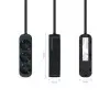 Regleta Nanocable 10.38.0003-NS-BK/ 3 Tomas de Corriente/ Cable 1.4m/ Negra Regleta Nanocable 10.38.0003-NS-BK/ 3 Tomas de Corriente/ Cable 1.4m/ Negra