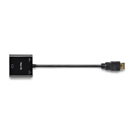 Cable Conversor NGS Chamaleon/ HDMI Macho - VGA Hembra/ 15cm/ Incluye Cable de Audio y Alimentación USB Cable Conversor NGS Chamaleon/ HDMI Macho - VGA Hembra/ 15cm/ Incluye Cable de Audio y Alimentación USB