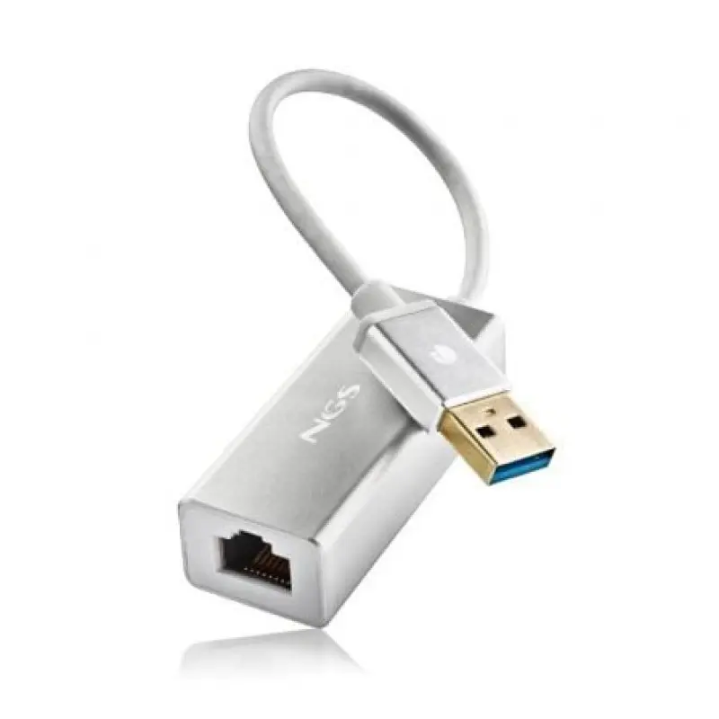 Adaptador USB 3.0 - RJ45 NGS Hacker 3.0/ 1000Mbps Adaptador USB 3.0 - RJ45 NGS Hacker 3.0/ 1000Mbps
