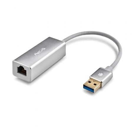 Adaptador USB 3.0 - RJ45 NGS Hacker 3.0/ 1000Mbps Adaptador USB 3.0 - RJ45 NGS Hacker 3.0/ 1000Mbps