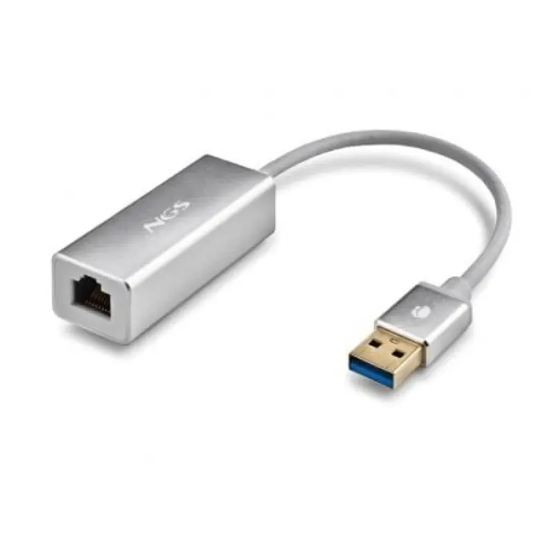 Adaptador USB 3.0 - RJ45 NGS Hacker 3.0/ 1000Mbps Adaptador USB 3.0 - RJ45 NGS Hacker 3.0/ 1000Mbps