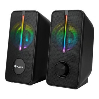 Altavoces NGS GSX-150/ 12W/ 2.0/ Negros Altavoces NGS GSX-150/ 12W/ 2.0/ Negros