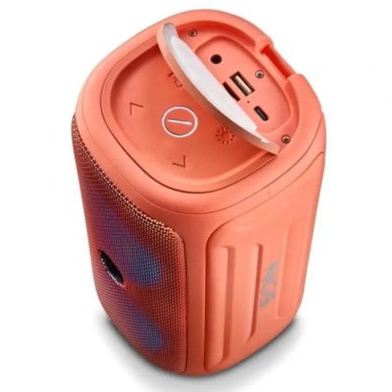 Altavoz con Bluetooth NGS Roller Beast/ 32W/ 2.0/ Coral Altavoz con Bluetooth NGS Roller Beast/ 32W/ 2.0/ Coral