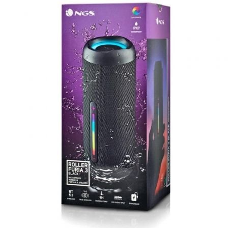 Altavoz con Bluetooth NGS Roller Furia 3/ 60W/ 2.0/ Negro Altavoz con Bluetooth NGS Roller Furia 3/ 60W/ 2.0/ Negro