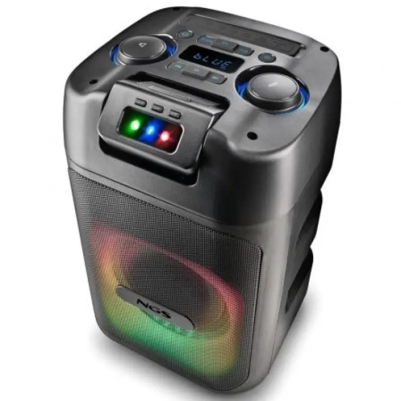Altavoz Portable con Bluetooth NGS Wild Club/ 80W Altavoz Portable con Bluetooth NGS Wild Club/ 80W