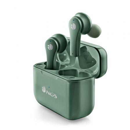 Auriculares Bluetooth NGS Ártica Bloom con estuche de carga/ Autonomía 6h/ Verdes Auriculares Bluetooth NGS Ártica Bloom con estuche de carga/ Autonomía 6h/ Verdes