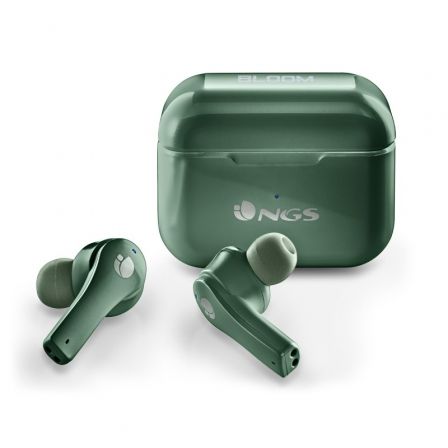 Auriculares Bluetooth NGS Ártica Bloom con estuche de carga/ Autonomía 6h/ Verdes Auriculares Bluetooth NGS Ártica Bloom con estuche de carga/ Autonomía 6h/ Verdes