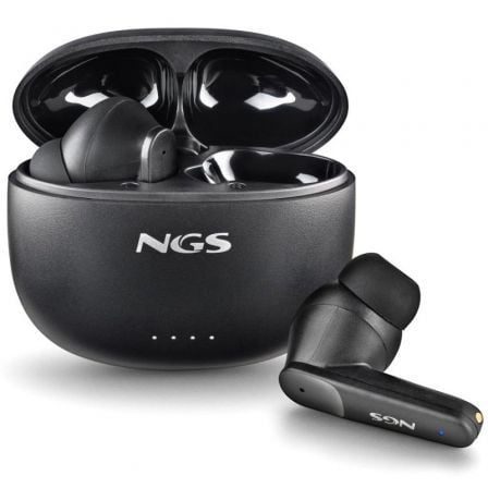 Auriculares Bluetooth NGS Ártica Hush con estuche de carga/ Autonomía 4h/ Negros Auriculares Bluetooth NGS Ártica Hush con estuche de carga/ Autonomía 4h/ Negros