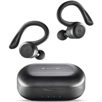 Auriculares Deportivos Bluetooth NGS Ártica Jogger con estuche de carga/ Autonomía 10h/ Negros Auriculares Deportivos Bluetooth NGS Ártica Jogger con estuche de carga/ Autonomía 10h/ Negros