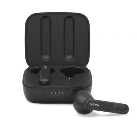 Auriculares Bluetooth NGS Ártica Move con estuche de carga/ Autonomía 7h/ Negros Auriculares Bluetooth NGS Ártica Move con estuche de carga/ Autonomía 7h/ Negros