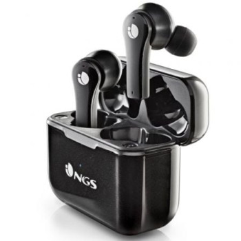 Auriculares Bluetooth NGS Ártica Bloom con estuche de carga/ Autonomía 6h/ Negros Auriculares Bluetooth NGS Ártica Bloom con estuche de carga/ Autonomía 6h/ Negros