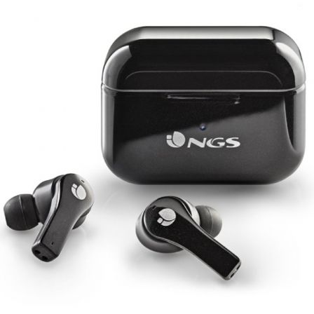Auriculares Bluetooth NGS Ártica Bloom con estuche de carga/ Autonomía 6h/ Negros Auriculares Bluetooth NGS Ártica Bloom con estuche de carga/ Autonomía 6h/ Negros