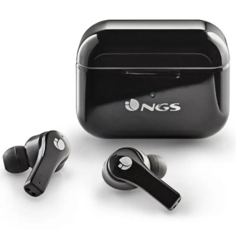 Auriculares Bluetooth NGS Ártica Bloom con estuche de carga/ Autonomía 6h/ Negros Auriculares Bluetooth NGS Ártica Bloom con estuche de carga/ Autonomía 6h/ Negros