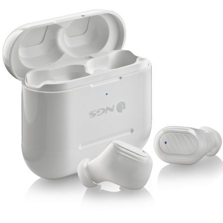 Auriculares Bluetooth NGS Ártica Duo con estuche de carga/ Autonomía 5h/ Blancos Auriculares Bluetooth NGS Ártica Duo con estuche de carga/ Autonomía 5h/ Blancos