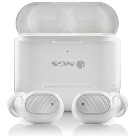 Auriculares Bluetooth NGS Ártica Duo con estuche de carga/ Autonomía 5h/ Blancos Auriculares Bluetooth NGS Ártica Duo con estuche de carga/ Autonomía 5h/ Blancos