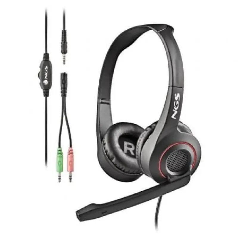 Auriculares NGS MSX 10 Pro/ con Micrófono/ Jack 3.5/ Negros Auriculares NGS MSX 10 Pro/ con Micrófono/ Jack 3.5/ Negros