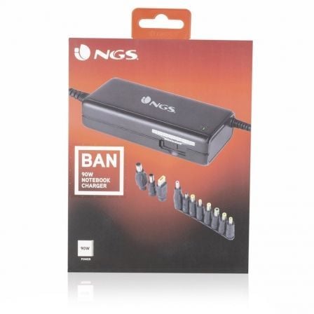 Cargador de Portátil NGS BAN/ 90W/ Manual/ 11 Conectores/ Voltaje 12-20V Cargador de Portátil NGS BAN/ 90W/ Manual/ 11 Conectores/ Voltaje 12-20V