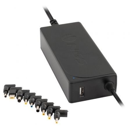 Cargador de Portátil NGS W-70W/ 70W/ Automático/ 9 Conectores/ Voltaje 18.5-20V/ 1 USB Cargador de Portátil NGS W-70W/ 70W/ Automático/ 9 Conectores/ Voltaje 18.5-20V/ 1 USB