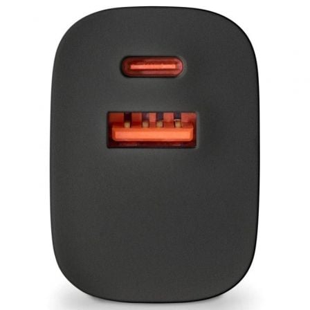 Cargador de Pared NGS Bud/ 1xUSB Tipo-C/ 1xUSB/ 33W Cargador de Pared NGS Bud/ 1xUSB Tipo-C/ 1xUSB/ 33W