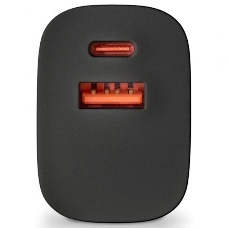Cargador de Pared NGS Bud/ 1xUSB Tipo-C/ 1xUSB/ 45W Cargador de Pared NGS Bud/ 1xUSB Tipo-C/ 1xUSB/ 45W