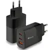 Cargador de Pared NGS Bud/ 2xUSB Tipo-C/ 1xUSB/ 65W Cargador de Pared NGS Bud/ 2xUSB Tipo-C/ 1xUSB/ 65W