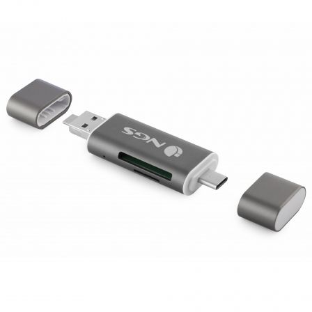 Lector de Tarjetas Externo NGS ALLY READER/ USB 2.0/ USB Tipo-C / Micro USB Lector de Tarjetas Externo NGS ALLY READER/ USB 2.0/ USB Tipo-C / Micro USB