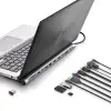 Docking USB Tipo-C NGS WonderDock12/ 3xUSB/ 2xHDMI/ 1xVGA/ 1xRJ45/ 1xLector de Tarjetas/ 1xJack 3.5/ 1xUSB Tipo-C PD/ Gris Docking USB Tipo-C NGS WonderDock12/ 3xUSB/ 2xHDMI/ 1xVGA/ 1xRJ45/ 1xLector de Tarjetas/ 1xJack 3.5/ 1xUSB Tipo-C PD/ Gris