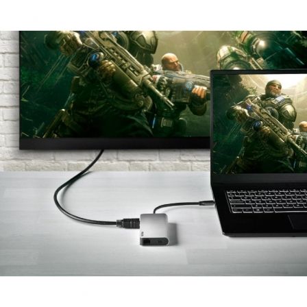 Docking USB Tipo-C NGS WonderDock8/ 3xUSB/ 1xUSB Tipo-C DP/ 1xHDMI/ 1xRJ45/ 1xLector Tarjetas SD Docking USB Tipo-C NGS WonderDock8/ 3xUSB/ 1xUSB Tipo-C DP/ 1xHDMI/ 1xRJ45/ 1xLector Tarjetas SD